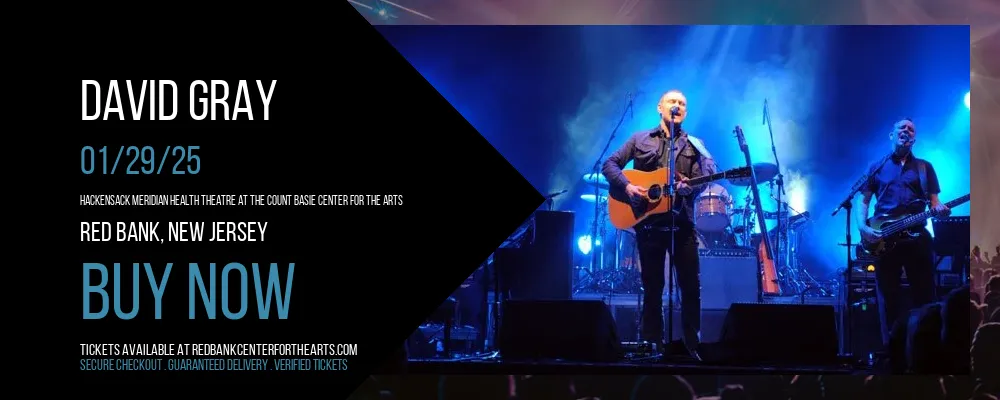 David Gray at Hackensack Meridian Health Theatre at the Count Basie Center for the Arts